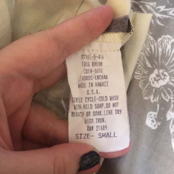 Iolani Hawaiian print dress (S) - Picture 4 of 5